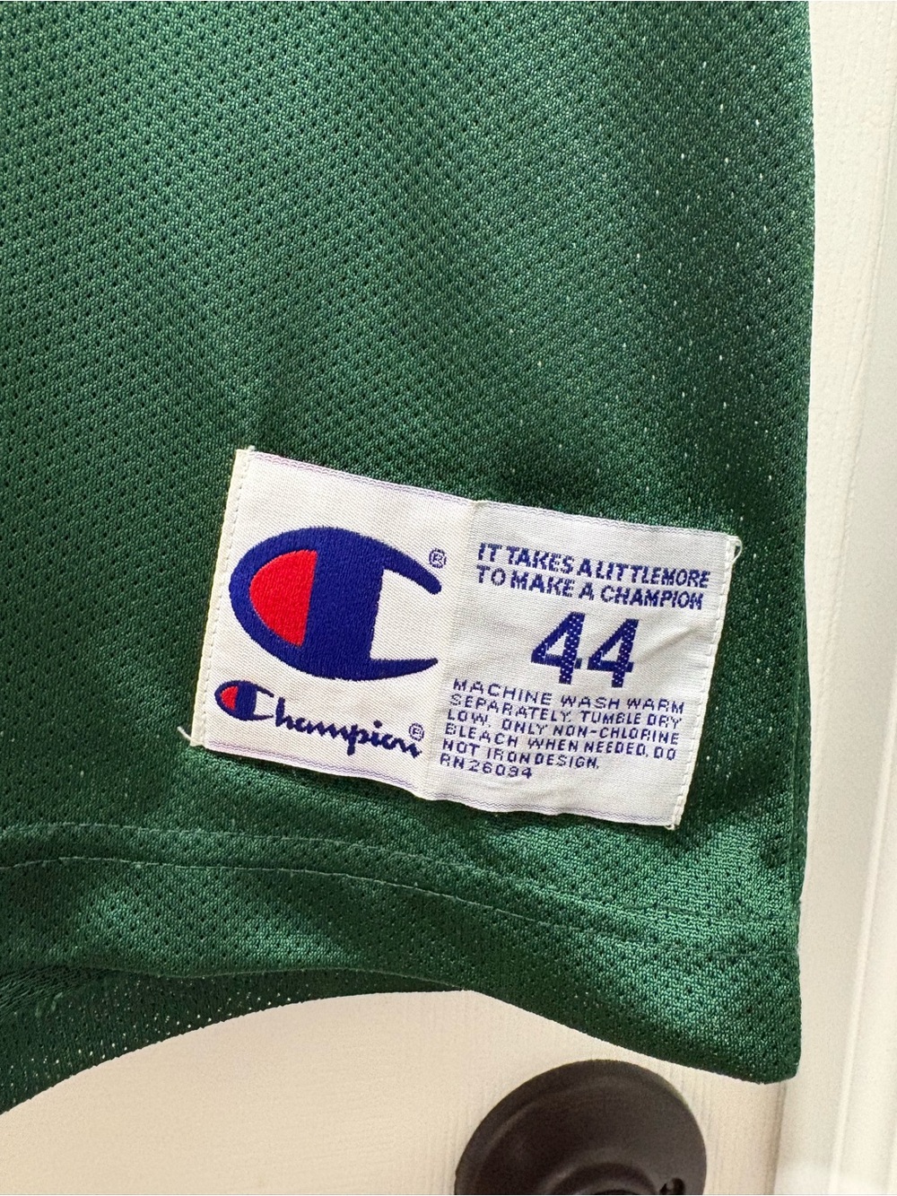 Vintage Seattle SuperSonics #40 Green Basketball Jersey Champion Shawn Kemp - Picture 4 of 7